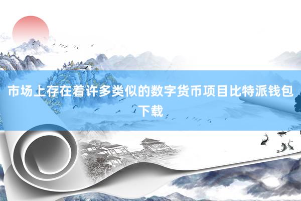 市场上存在着许多类似的数字货币项目比特派钱包下载